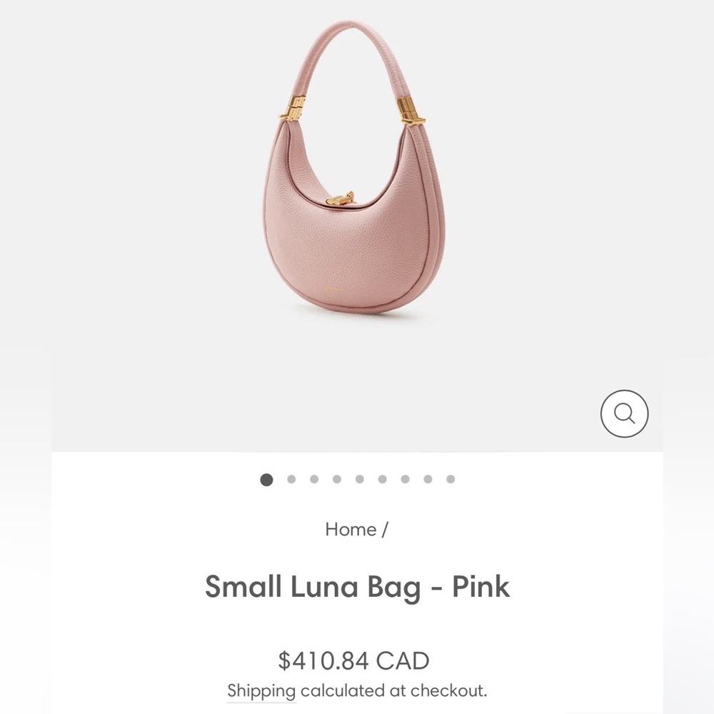 SONGMONT Pink Small Luna Bag
